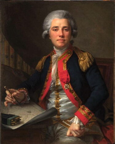 Jean Francois de Galaup de La Perouse, 1778, by Genevieve Brossard de Beaulieu (1755-1835) Fine Art Museums of San Francisco